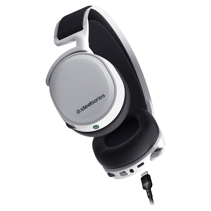 Игровая гарнитура SteelSeries Arctis 7+ White - рис.1