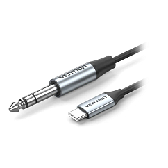 Кабель Vention USB-C - 6.35mm Grey 1m