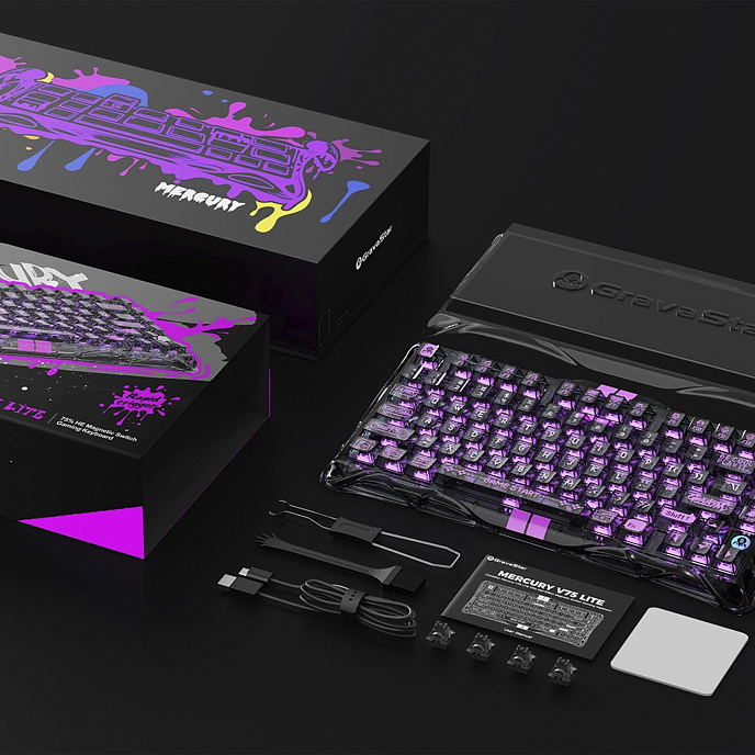 Клавиатура Gravastar Mercury V75 Lite Black - рис.15