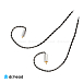- рис.1 Кабель Labkable Silver Black MMCX - lightning - рис.1