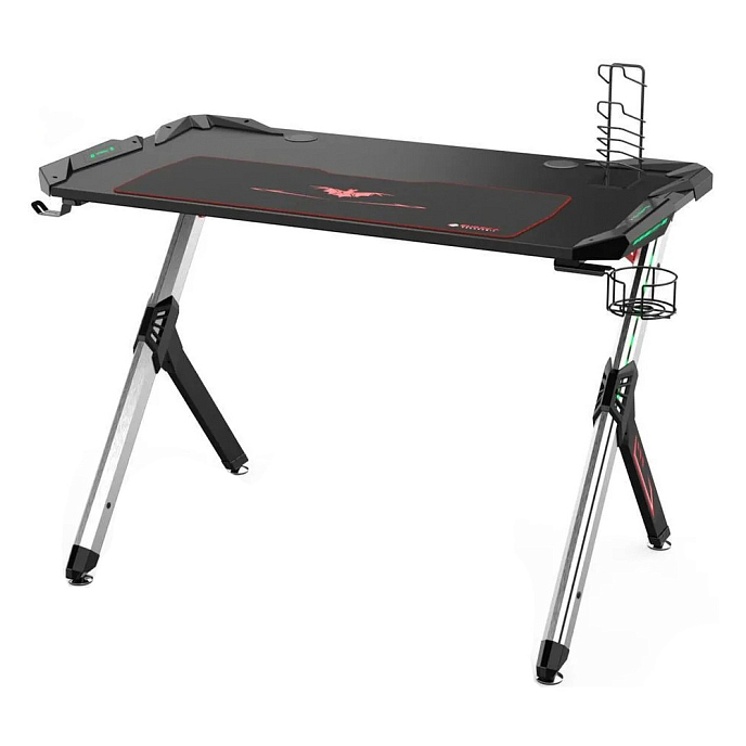 Компьютерный стол EUREKA R1-S Black - рис.0