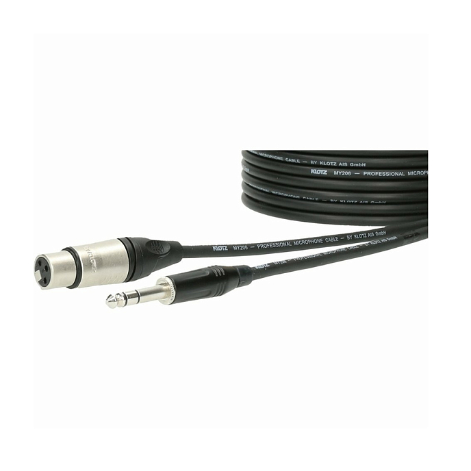 Кабель KLOTZ M1FS1K0200 xlr - 6.35 mm 2 m - рис.1
