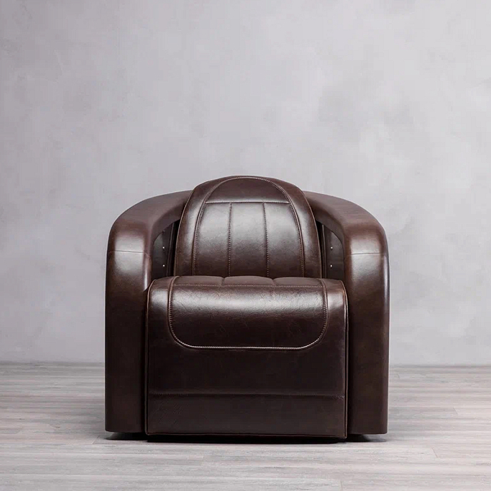 Кресло для прослушивания F2F Пилот Stainless Steel Dark Brown - рис.2