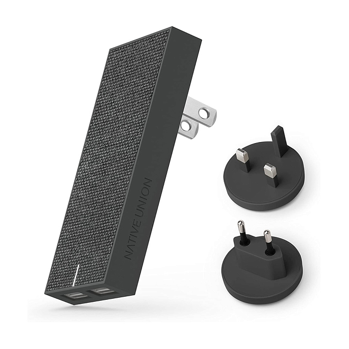 Сетевое зарядное устройство Native Union Smart 2 Charger 3.1 A Grey - рис.1