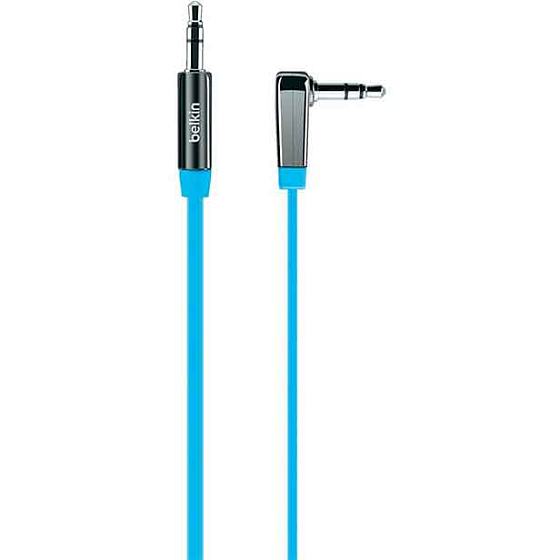 Кабель Belkin Mixit Flat Audio Cable Blue - рис.0