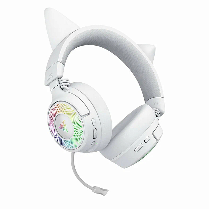 Игровая гарнитура Razer Kraken Kitty V3 Pro White - рис.4