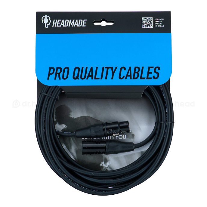 Кабель HeadMade Pro XLR-M - XLR-F 5m - рис.0