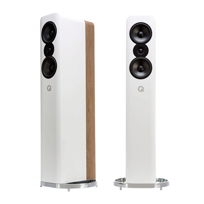 Напольная акустика Q Acoustics Concept 500 Gloss White/Light Oak - рис.1