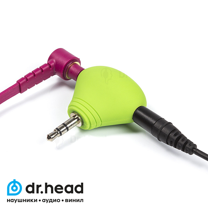 Разветвитель для наушников Axes SPT-2Pillar Lime - рис.2