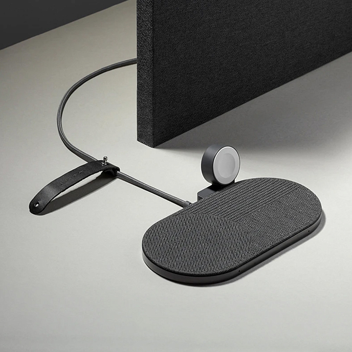 Беспроводная зарядка Native Union Drop Xl Watch Wireless Charger 10W Grey - рис.8