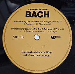 Виниловая пластинка Johann Sebastian Bach, Concentus Musicus Wien, Nikolaus Harnoncourt – Brandenburg Concertos Nos. 1-6 2LP
