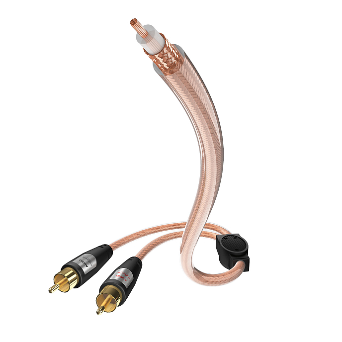 Кабель Inakustik Star Audio Cable Y-Sub RCA-2RCA Transparent 3m - рис.0