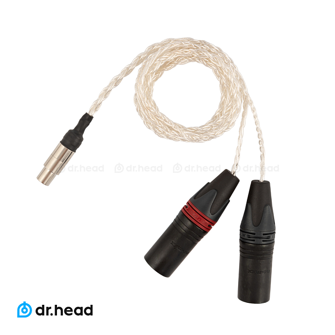 Кабель Labkable 8w Silver galaxy 5pin-Dual 3pin XLR 1m - рис.3