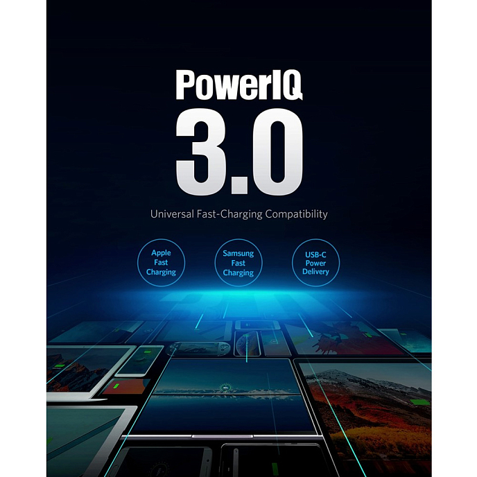 Сетевое зарядное устройство Anker PowerPort+ Atom III 45W USB-C White - рис.1
