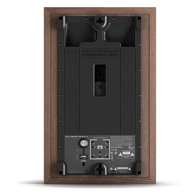 Настенная акустика Dali OBERON On-Wall C Dark Walnut + Sound Hub Compact - рис.2