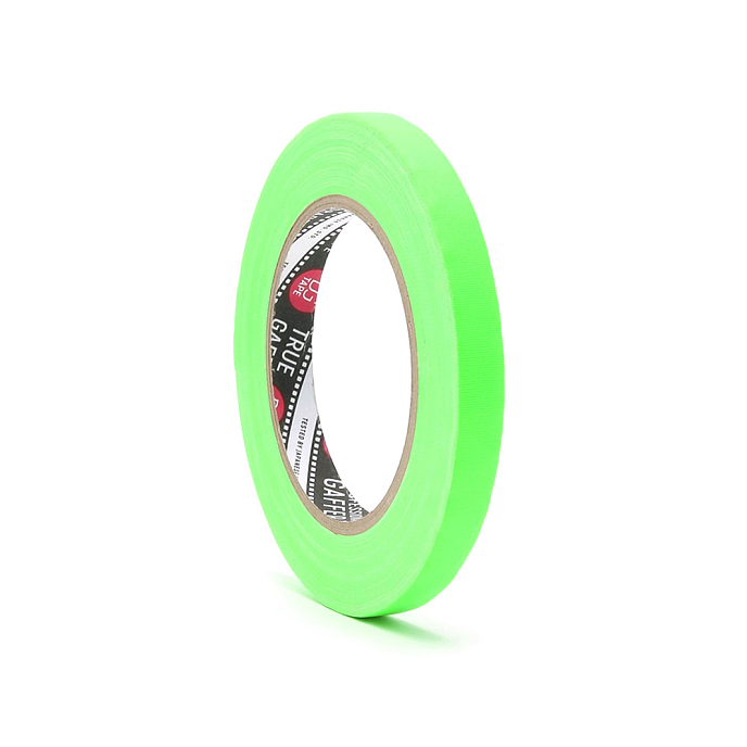 Клейкая лента DGTAPE TrueGaff Fluorescent Green 12mm 25m - рис.0