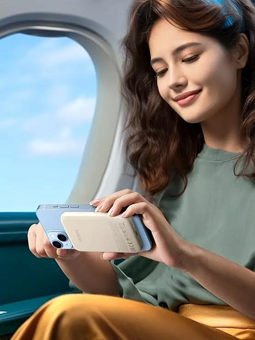 Внешний аккумулятор Ugreen PB560 (25866) Magnetic Wireless 5000mAh 15W Grey - рис.1