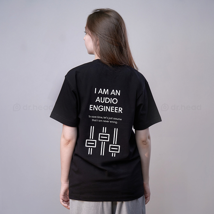 Футболка Dr.Head футболка Professional Audio размер M черный - рис.3