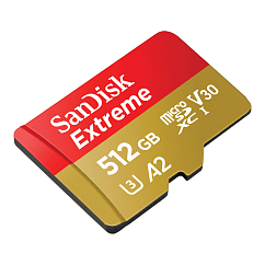 Карта памяти SanDisk Extreme microSDXC Adaptor 512 GB