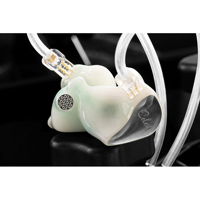 Наушники Celest Wyvern Pro White Green - рис.1