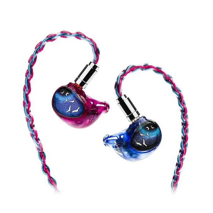 Наушники Celest Phoenixcall Purple Blue 3.5mm - рис.0