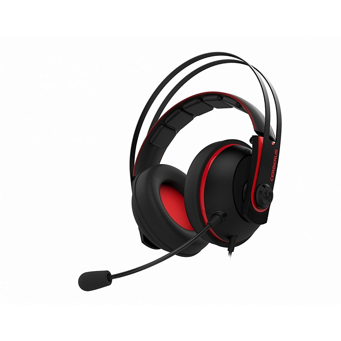 Игровая гарнитура Asus Cerberus V2 Red Black - рис.0