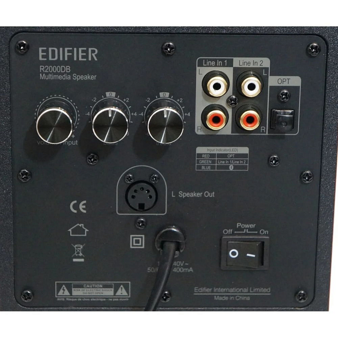 Полочная акустика Edifier R2000DB black акустика 2.0 (SN 50070164364567416063)_Уценка - рис.3
