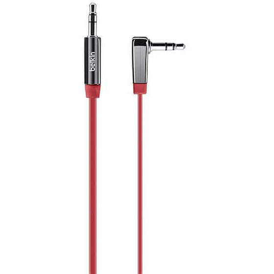 Кабель Belkin Mixit Flat Audio Cable Red - рис.0