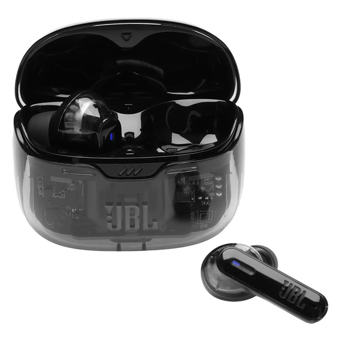 Беспроводные наушники JBL Tune Beam Ghost Black - рис.0