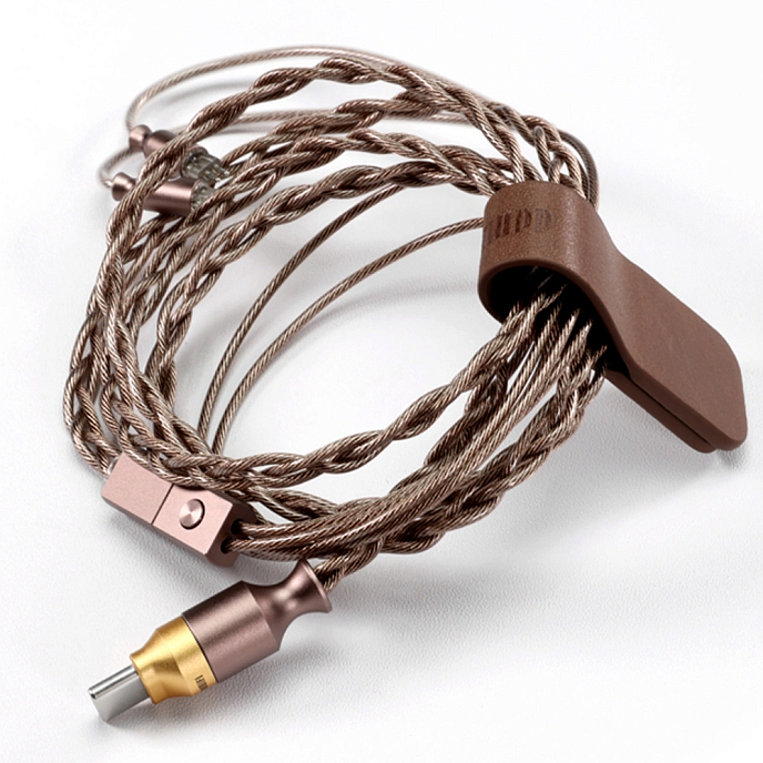 Крепление ddHiFi C10D brown магнитный зажим для наушников_OpenBox - рис.1