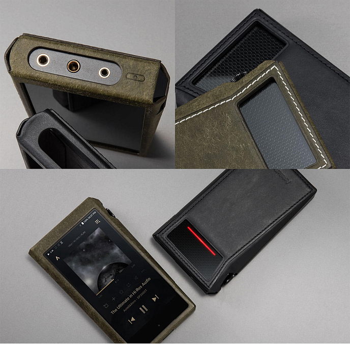 Чехол для плеера Astell&Kern SP2000T Leather Case Olive - рис.3
