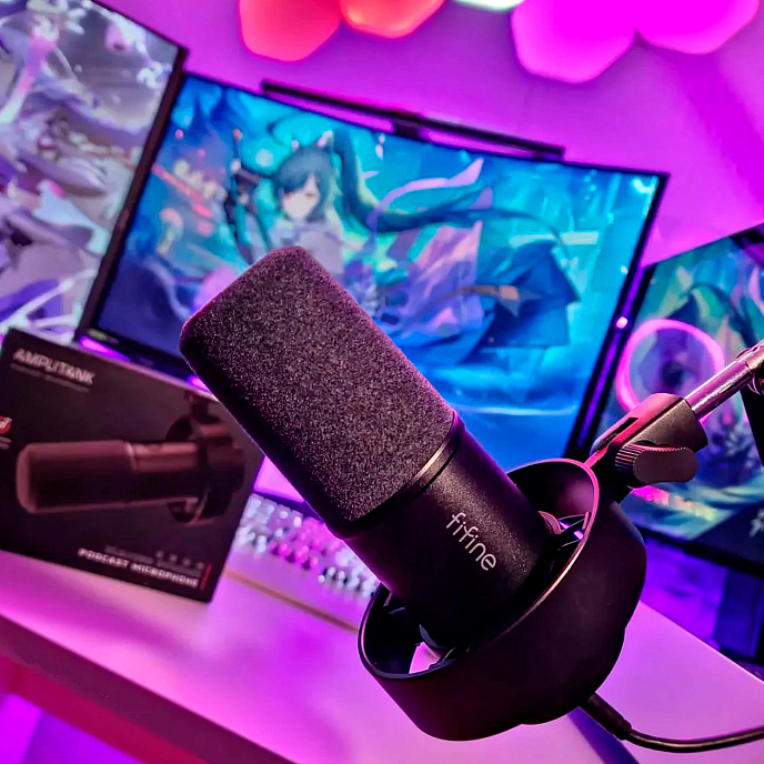 Микрофон для стриминга и игр Fifine K688 - рис.5