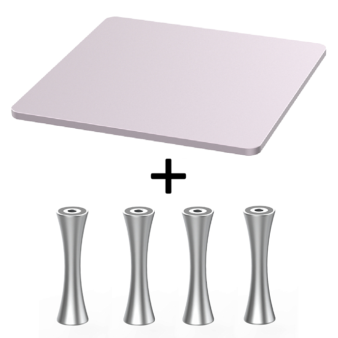 Стойка для Hi-Fi ddHiFi HS250 + SR70 x 4 Pinkish Gray/Silver - рис.0