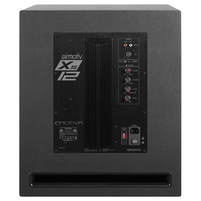 Сабвуфер Emotiva Airmotiv XS12 черный - рис.1