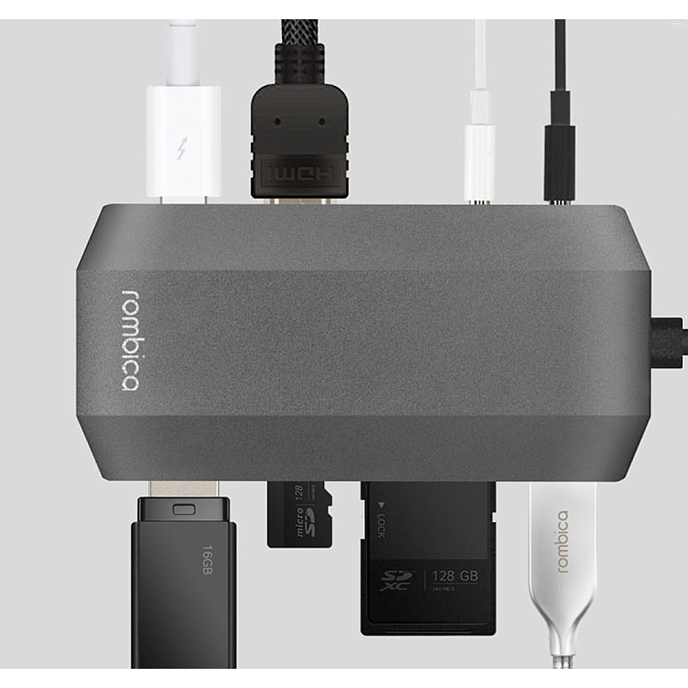 USB HUB Rombica Type-C M7 Type-C Black - рис.3