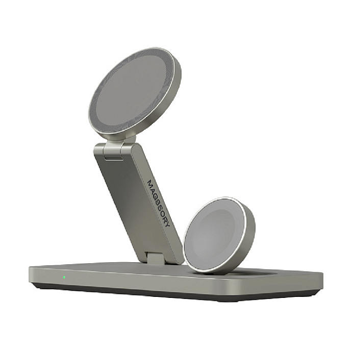Беспроводная зарядка Magssory Yoga for Apple Qi2 Titan - рис.0