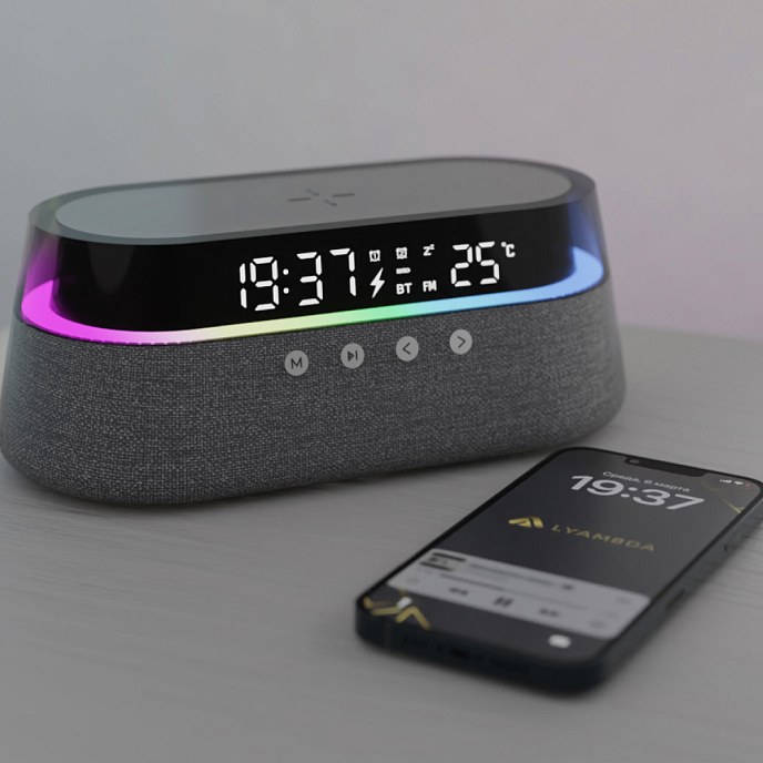 Беспроводная зарядная панель Lyambda WCW201 Black - рис.2