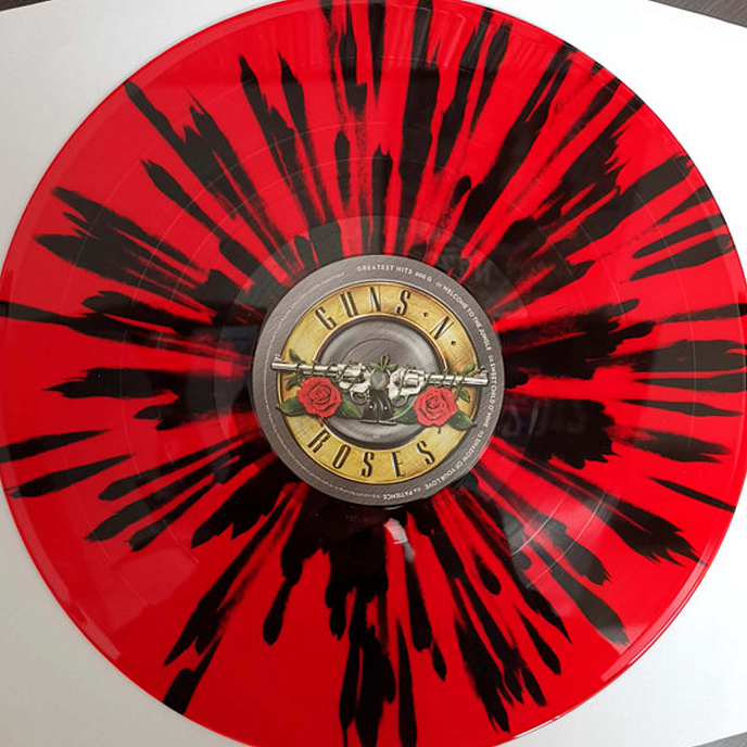 Виниловая пластинка Guns N Roses Greatest Hits (Red/Black Splatter) LP - рис.5