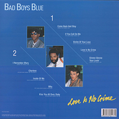 Виниловая пластинка Bad Boys Blue - Love Is No Crime - Blue LP