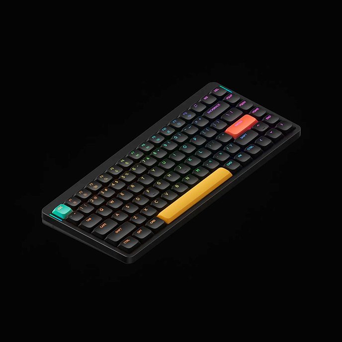 Клавиатура NuPhy Air75 V2 Cowberry Switch Basalt Black - рис.6