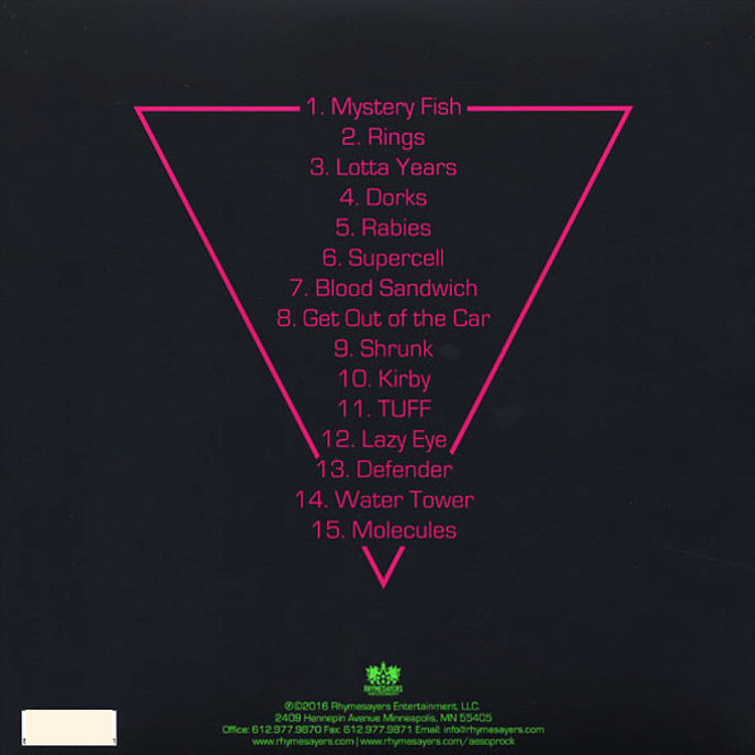 Виниловая пластинка Aesop Rock - The Impossible Kid (coloured) - 2LP - рис.4