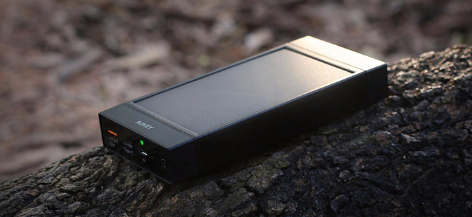 Внешний аккумулятор Aukey PowerBank PB-P23 16000mAh Solar - рис.2