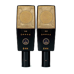Микрофон студийный AKG C414 XLII ST Matched Pair Black