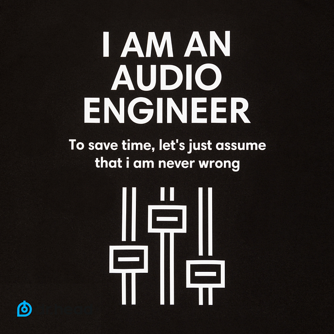 Футболка Dr.Head футболка I am an audio engineer L - рис.3