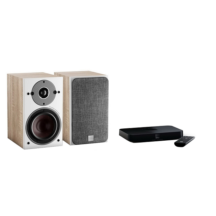 Полочная акустика Dali Oberon 1 C Light Oak + Sound Hub Compact - рис.0