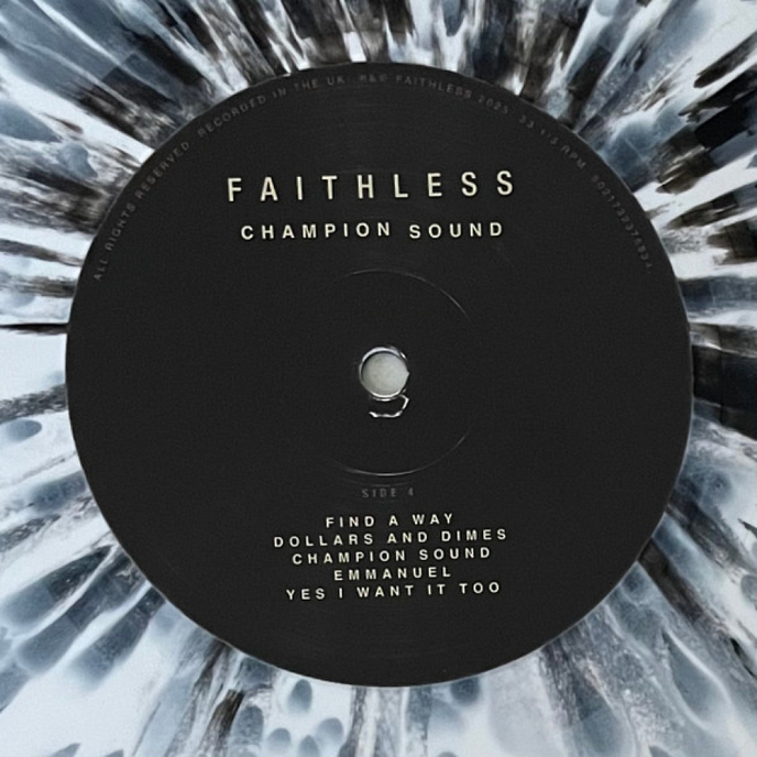 Виниловая пластинка Faithless - Champion Sound (Black - White Splatter) LP - рис.13