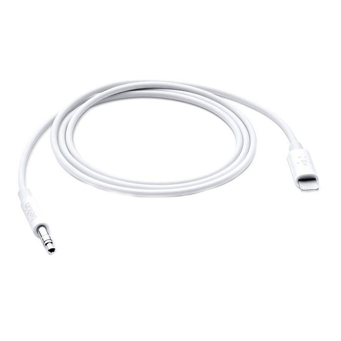 Кабель Belkin Lightning - 3.5mm White - рис.0