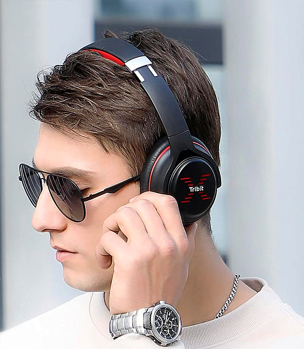 Беспроводные наушники Tribit XFree Go Red Black - рис.5