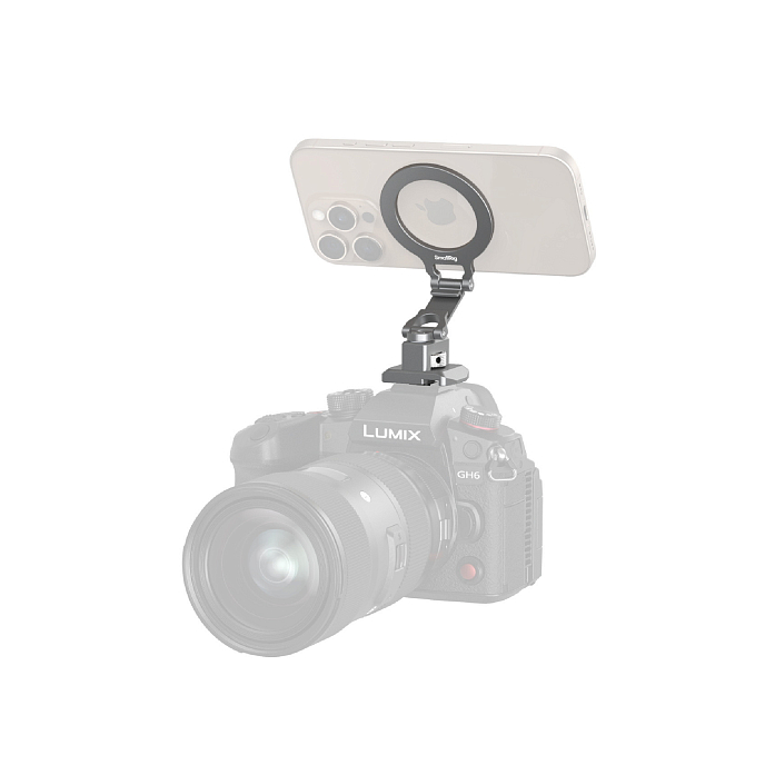 Держатель для телефона SmallRig 5339 Arca-Standard Phone Support with Cold Shoe (MagSafe) Grey - рис.3