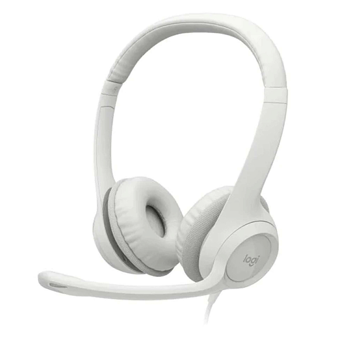 Гарнитура Logitech Headset H390 USB White - рис.0